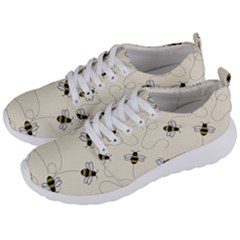 Insects Bees Digital Paper Men s Lightweight Sports Shoes