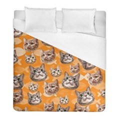 Cat Cute Duvet Cover (full/ Double Size) by Giving