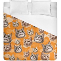 Cat Cute Duvet Cover (king Size) by Giving