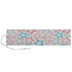 Background Pattern Texture Design Roll Up Canvas Pencil Holder (l) by Semog4