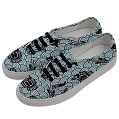 Fish Koi Ocean Sea Oriental Waves Men s Classic Low Top Sneakers by Semog4