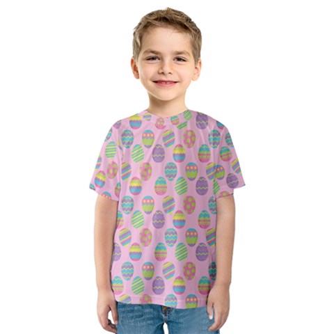 Egg Easter Eggs Pastel Digital Art Kids  Sport Mesh Tee by Semog4