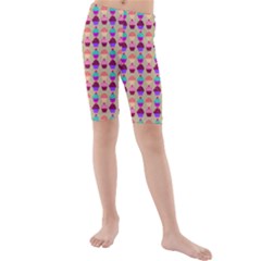 Pattern 208 Kids  Mid Length Swim Shorts by GardenOfOphir