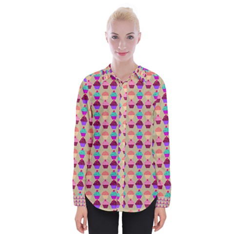 Pattern 208 Womens Long Sleeve Shirt by GardenOfOphir