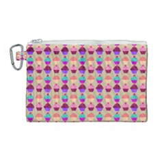 Pattern 208 Canvas Cosmetic Bag (large) by GardenOfOphir
