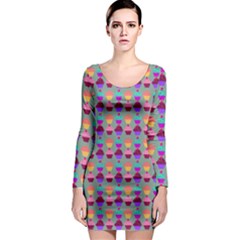 Pattern 209 Long Sleeve Bodycon Dress by GardenOfOphir