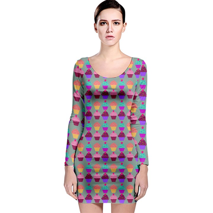 Pattern 209 Long Sleeve Bodycon Dress