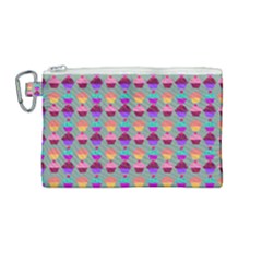 Pattern 209 Canvas Cosmetic Bag (medium) by GardenOfOphir