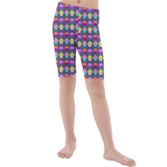 Pattern 212 Kids  Mid Length Swim Shorts by GardenOfOphir