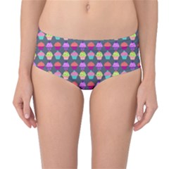 Pattern 212 Mid-waist Bikini Bottoms by GardenOfOphir