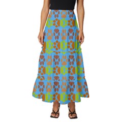 Pattern 213 Tiered Ruffle Maxi Skirt
