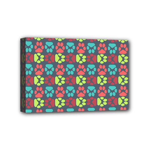 Pattern 217 Mini Canvas 6  X 4  (stretched) by GardenOfOphir