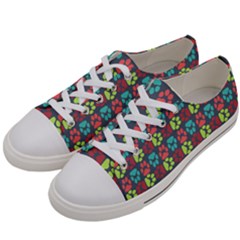 Pattern 217 Women s Low Top Canvas Sneakers by GardenOfOphir