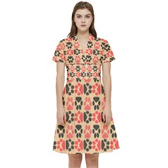 Pattern 216 Short Sleeve Waist Detail Dress by GardenOfOphir