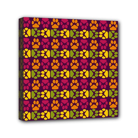 Pattern 218 Mini Canvas 6  X 6  (stretched) by GardenOfOphir