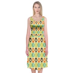 Pattern 220 Midi Sleeveless Dress by GardenOfOphir