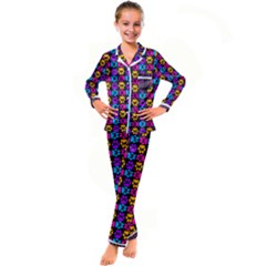 Pattern 221 Kid s Satin Long Sleeve Pajamas Set by GardenOfOphir