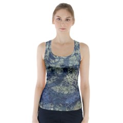 Elemental Beauty Abstract Print Racer Back Sports Top by dflcprintsclothing