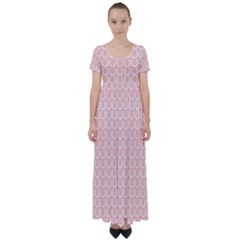 Pattern 236 High Waist Short Sleeve Maxi Dress by GardenOfOphir
