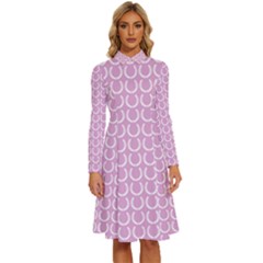 Pattern 237 Long Sleeve Shirt Collar A-line Dress by GardenOfOphir