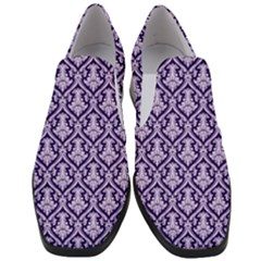 Pattern 247 Women Slip On Heel Loafers by GardenOfOphir