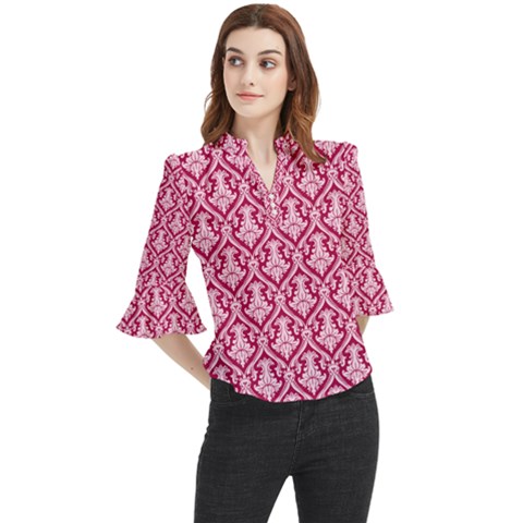 Pattern 248 Loose Horn Sleeve Chiffon Blouse by GardenOfOphir