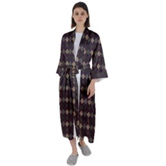 Pattern 254 Maxi Satin Kimono by GardenOfOphir