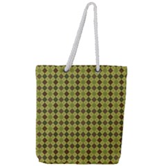 Pattern 255 Full Print Rope Handle Tote (large)