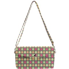 Pattern 257 Removable Strap Clutch Bag