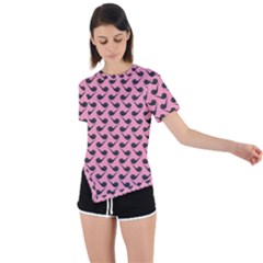 Pattern 263 Asymmetrical Short Sleeve Sports Tee by GardenOfOphir