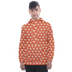 Pattern 268 Men s Front Pocket Pullover Windbreaker by GardenOfOphir