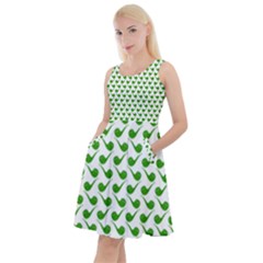 Pattern 272 Knee Length Skater Dress With Pockets by GardenOfOphir