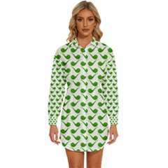 Pattern 272 Womens Long Sleeve Shirt Dress