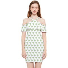 Pattern 274 Shoulder Frill Bodycon Summer Dress by GardenOfOphir