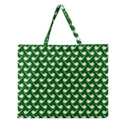 Pattern 285 Zipper Large Tote Bag by GardenOfOphir