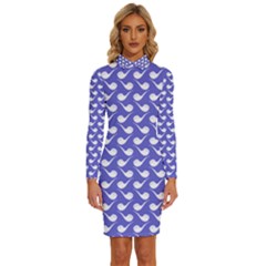 Pattern 286 Long Sleeve Shirt Collar Bodycon Dress