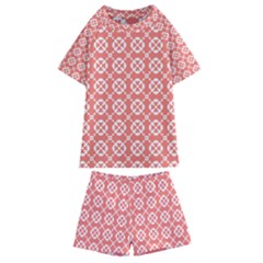 Pattern 292 Kids  Swim Tee And Shorts Set by GardenOfOphir