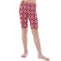 Pattern 291 Kids  Mid Length Swim Shorts