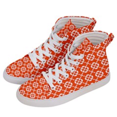 Pattern 293 Men s Hi-top Skate Sneakers by GardenOfOphir