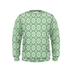 Pattern 298 Kids  Sweatshirt by GardenOfOphir