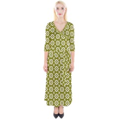 Pattern 297 Quarter Sleeve Wrap Maxi Dress by GardenOfOphir