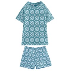 Pattern 299 Kids  Swim Tee And Shorts Set by GardenOfOphir