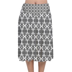 Pattern 301 Velvet Flared Midi Skirt by GardenOfOphir