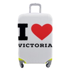 I Love Victoria Luggage Cover (small) by ilovewhateva