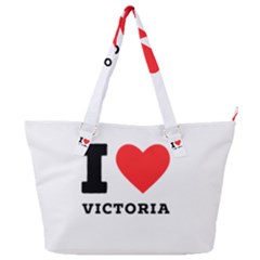 I Love Victoria Full Print Shoulder Bag by ilovewhateva