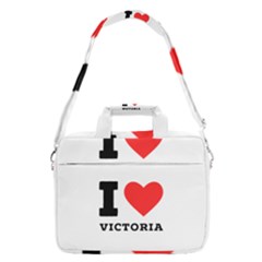 I Love Victoria Macbook Pro 16  Shoulder Laptop Bag by ilovewhateva
