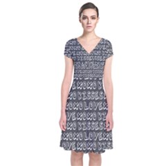 Pattern 321 Short Sleeve Front Wrap Dress by GardenOfOphir