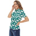 Pattern 329 Women s Short Sleeve Double Pocket Shirt View3