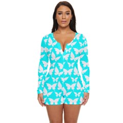 Pattern 330 Long Sleeve Boyleg Swimsuit