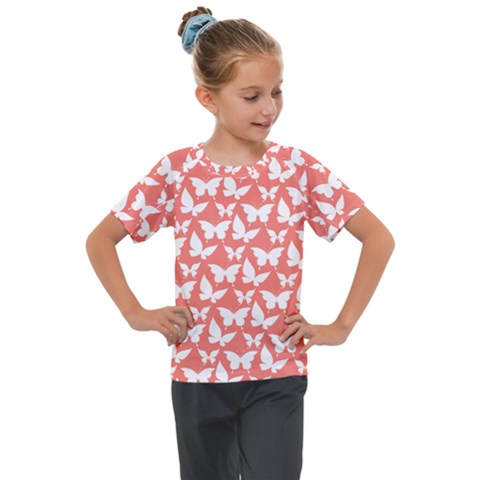 Pattern 336 Kids  Mesh Piece Tee by GardenOfOphir